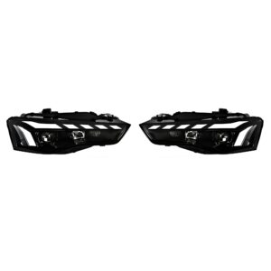 Motokrafta LED Headlights – Compatible With Audi A4 (2013–2016) | Xenon Style LED DRL Projector Retrofit for Halogen Models