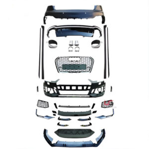 Motokrafta Body Kit – Compatible with Audi A4 B9 (2017–2020) RS4 Style Front Bumper Upgrade Kit with Grille & Lip