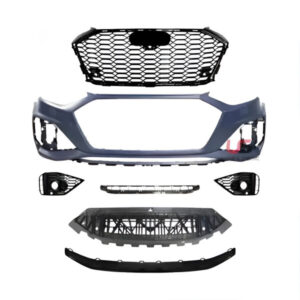 Motokrafta Body Kit – Compatible with Audi A4 / S4 (2016–2020) RS4 Style Front Bumper Upgrade Kit with Grille