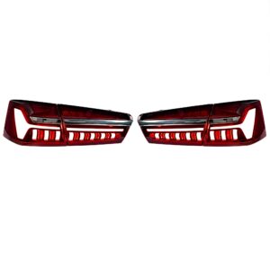 Motokrafta LED Tail Lights – Compatible With Audi A6 C7 (2012–2016) | C8-Inspired Design DRL Dynamic Signal Brake Reverse Upgrade