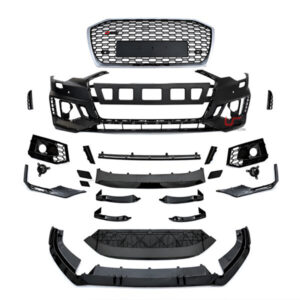 Motokrafta Body Kit – Compatible with Audi A6 C8 (2019–2020) RS6 Style Front Bumper Upgrade Kit with Grille