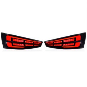 Motokrafta Smoked LED Tail Lights – Compatible With Audi Q3 (2012–2018) | DRL Xenon Style Retrofit Rear Lamp Upgrade