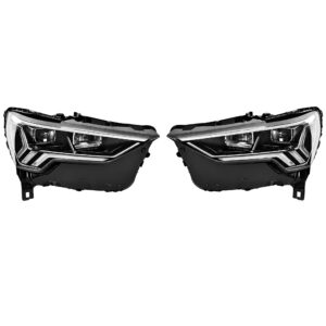 Motokrafta LED Headlights – Compatible With Audi Q3 (2019–2024) | DRL Projector Xenon Style Retrofit for Halogen Models