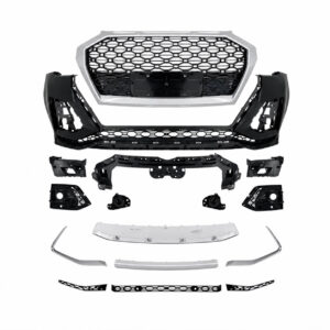 Motokrafta Body Kit – Compatible with Audi Q5 FY (2021–2023) RS-Style Rear Bumper Diffuser Lip Upgrade Kit