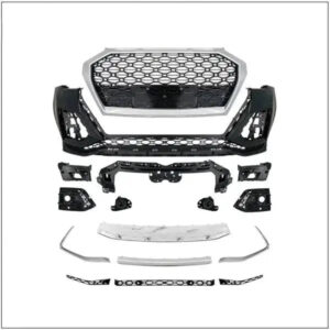 Motokrafta Body Kit – Compatible with Audi Q5 FY (2021–2023) RS-Style Rear Bumper Diffuser Lip Upgrade Kit