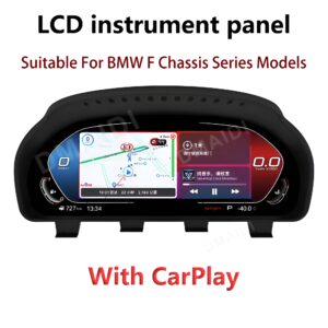 Motokrafta Android Digital Instrument Cluster – Compatible with BMW 3 Series | 12.3” LCD Speedometer Display with CarPlay Upgrade