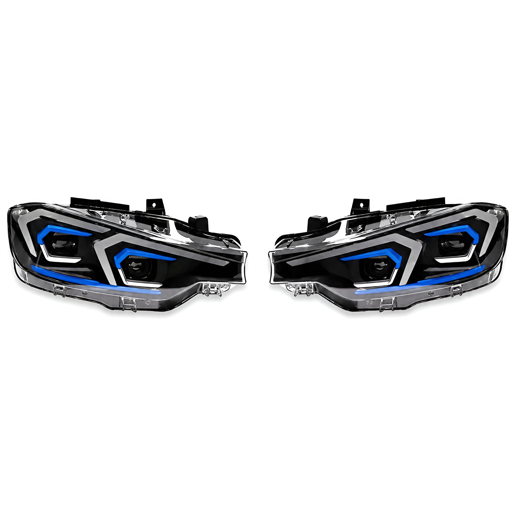 LED Projector Headlights (G20 LCI Style) – Compatible with BMW 3 Series F30 (2012–2018) | Upgrade for Halogen Models
