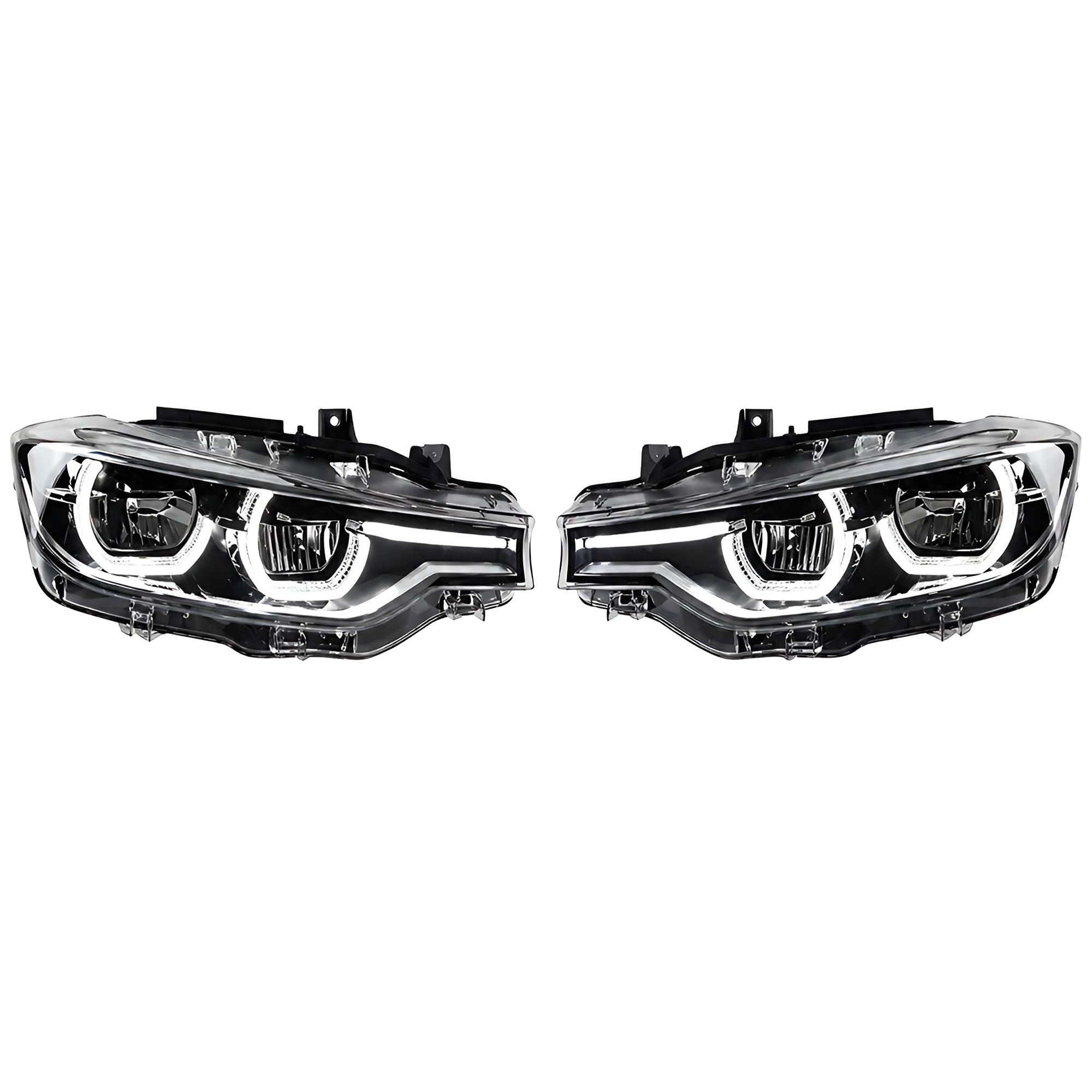 Motokrafta LED Projector Headlights – Compatible with BMW 3 Series F30 (2012–2018) | Halogen to LED Upgrade Headlamp Set