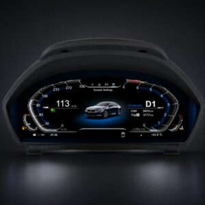 Motokrafta 12.3” Digital Instrument Cluster – Compatible with 3 Series F30 / F34 GT(2012–2019) | LCD Speedometer Display with CarPlay Dashboard Upgrade