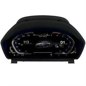 Motokrafta 12.3” Digital Instrument Cluster – Compatible with 3 Series F30 / F34 GT(2012–2019) | LCD Speedometer Display with CarPlay Dashboard Upgrade