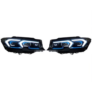 Motokrafta LED Projector Headlights – Compatible with BMW 3 Series G20 / G28 (2019–2022) | DRL Front Lamp Retrofit Upgrade (LCI Style)