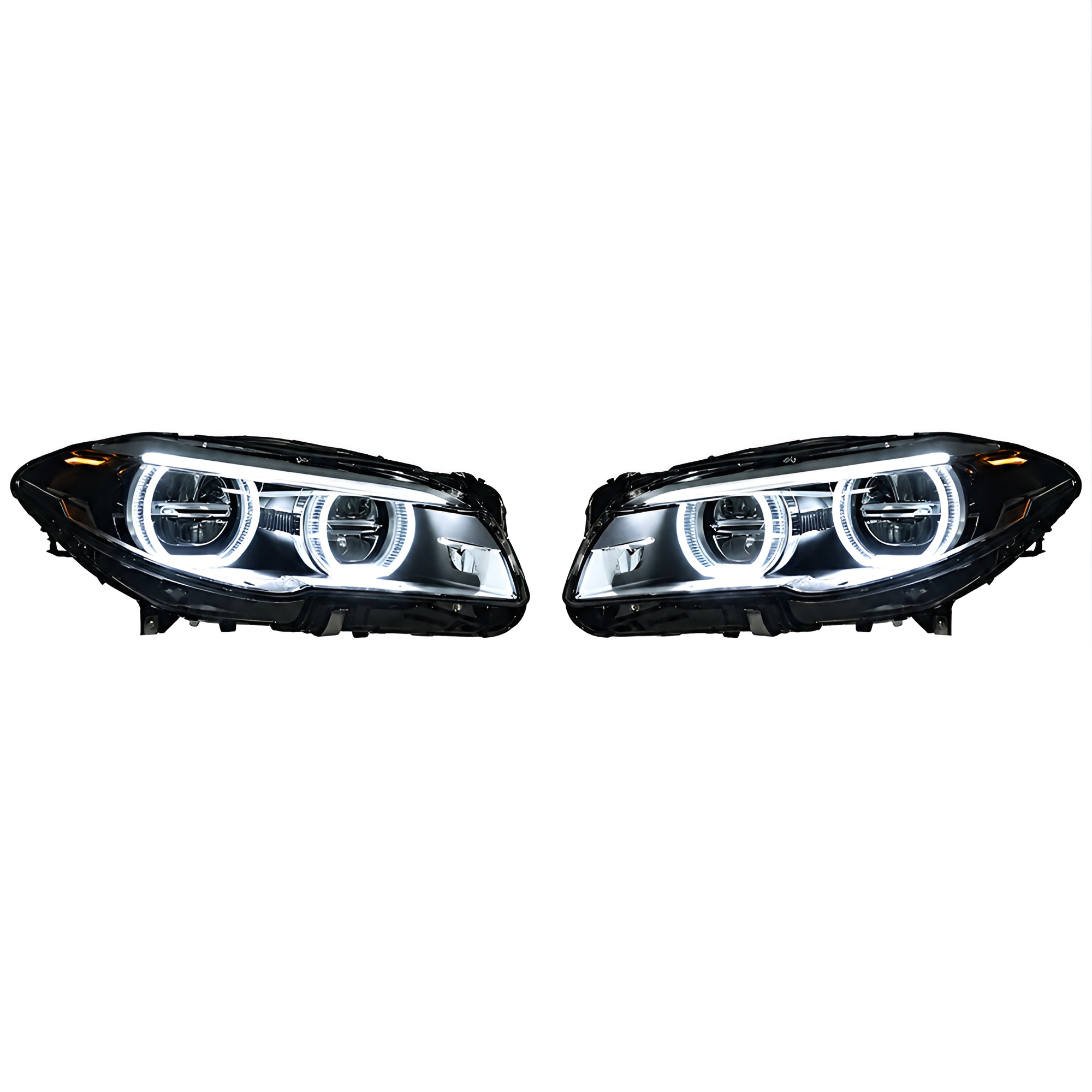 Motokrafta LED Projector Headlights – Compatible with BMW 5 Series F10 (2010–2013) | Xenon Style DRL Front Retrofit Upgrade Kit