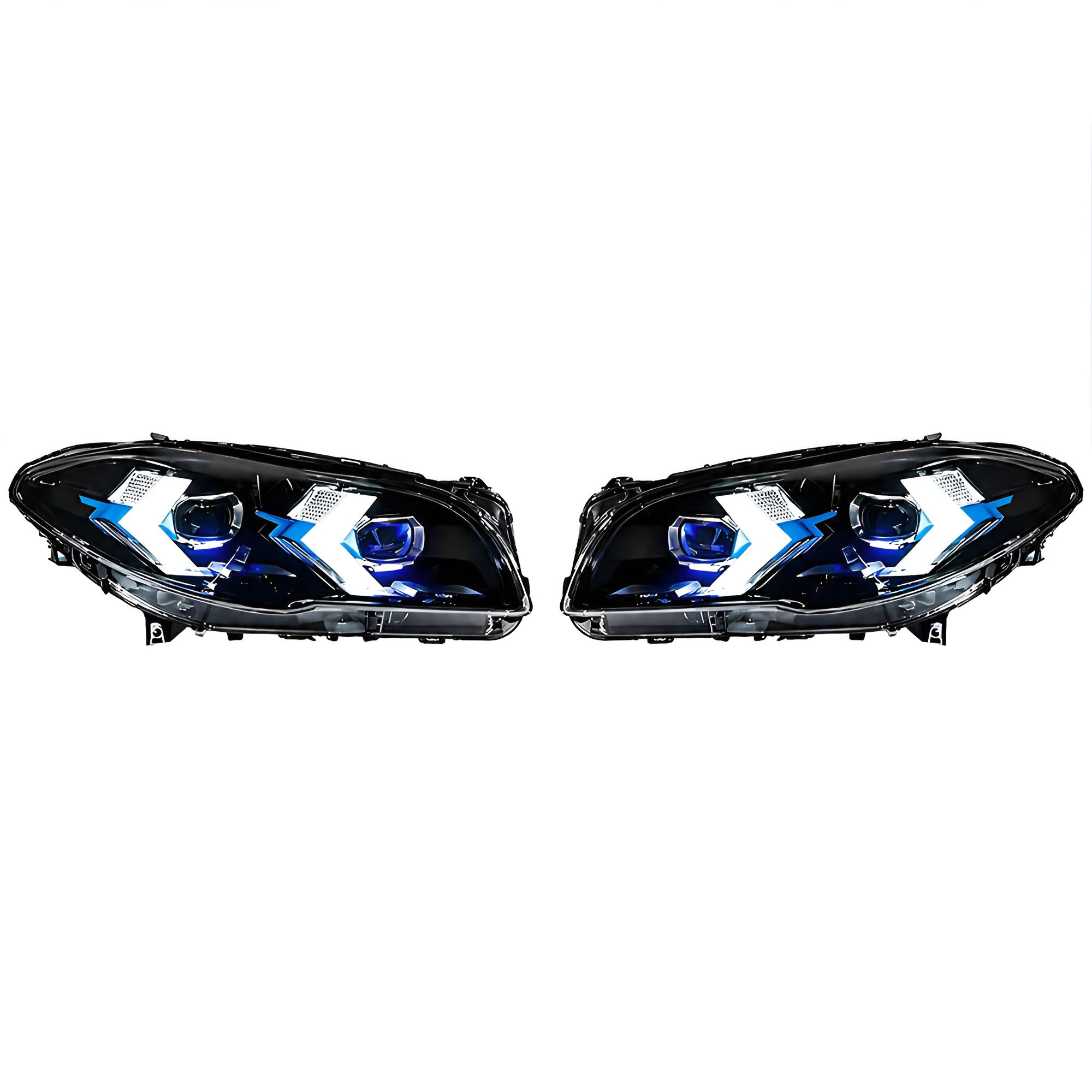 Motokrafta LED Projector Headlights – Compatible with BMW 5 Series F10 (2010–2013) | Xenon Style Retrofit Upgrade with DRL Function