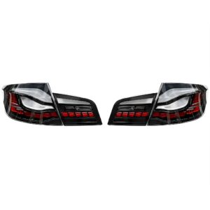 Motokrafta Smoked LED Tail Lights – Compatible with BMW 5 Series F10 / F18 (2010–2017) | Xenon Style Rear Retrofit Upgrade with Modern LED Design