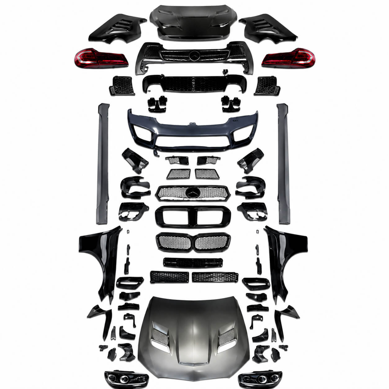 Motokrafta Performance Style Full Body Kit – Compatible with BMW 5 Series F10/F18 (2010–2017) Facelift Conversion Upgrade