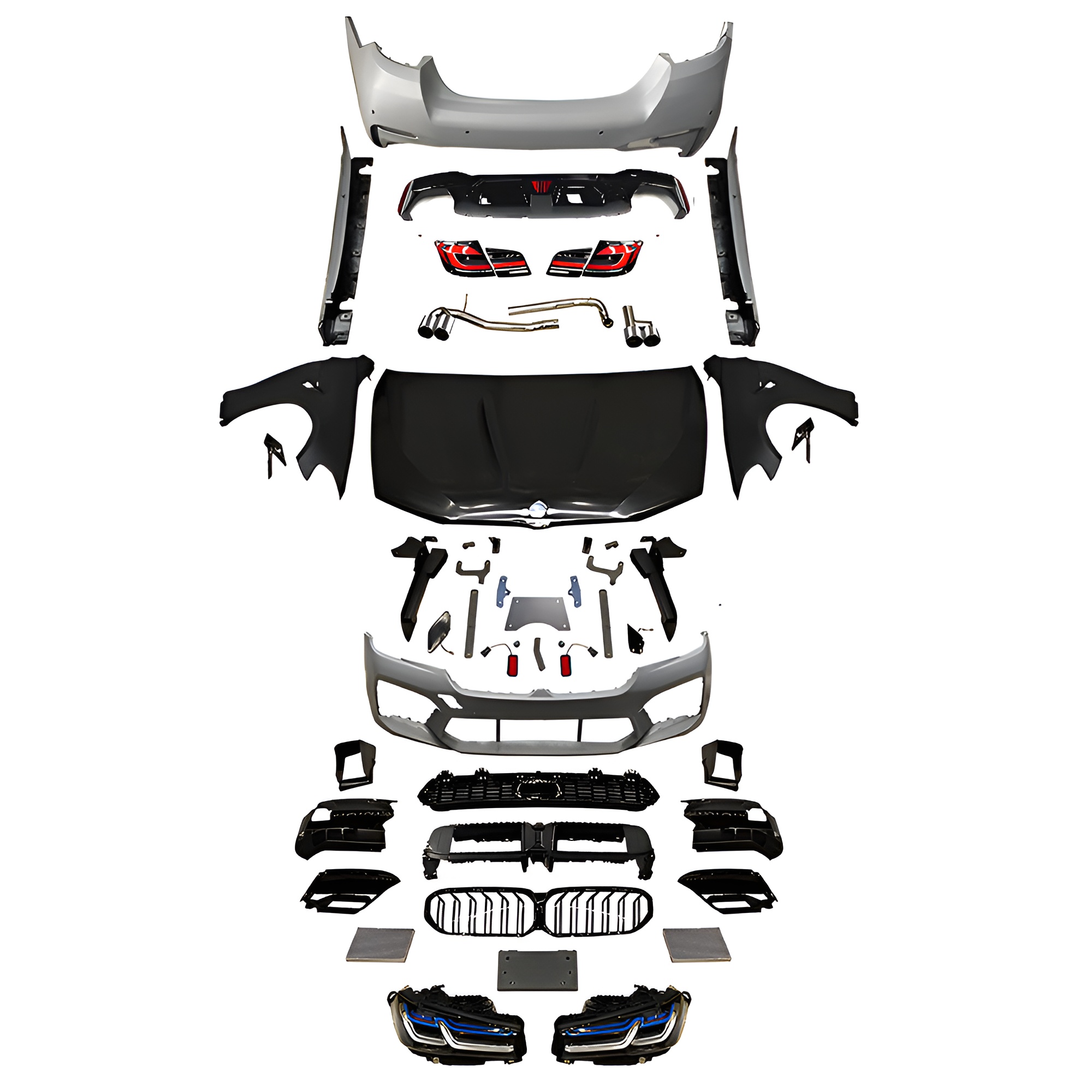 Motokrafta M5 CS Style Facelift Conversion Body Kit – Compatible with BMW 5 Series G30/G38 (2017–2023)