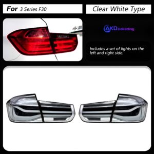 Motokrafta LED Tail Lights – Compatible with BMW 3 Series F30 / F35 (2013–2018) | DRL Brake Signal Reverse Light Upgrade Set
