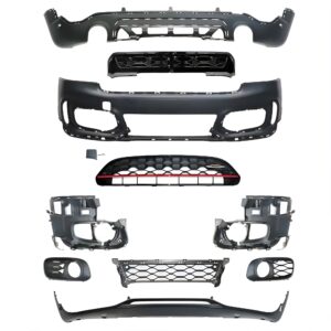 Motokrafta JCW Style Body Kit – Compatible with MINI Countryman F60 (2017–2023) | Front & Rear Bumper, Side Skirts, Splitter & Grille Sport Upgrade Kit