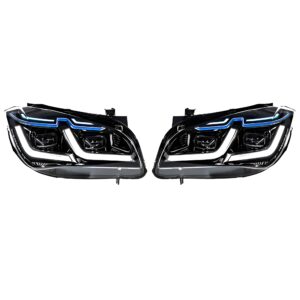 Motokrafta LED Projector Headlights – Compatible with BMW X1 E84 (2010–2016) | Xenon Style Retrofit Upgrade with Laser-Inspired DRL Design