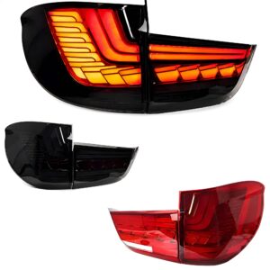 Motokrafta LED Tail Lights – Compatible with BMW X5 F15 (2014–2018) | DRL Signal Brake Reverse Rear Lamp Upgrade