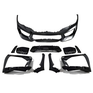 Motokrafta M-Tech Style Front Bumper Conversion Kit – Compatible with BMW 3 Series G20 (2020, US Spec Style)