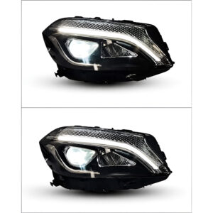 Motokrafta LED Headlights – Compatible With Mercedes-Benz A-Class W176 (2013–2018) | DRL Signal Projector Lens Front Lamp Upgrade