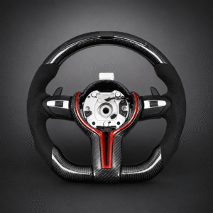 Motokrafta Carbon Finish Steering Wheel - Compatible With BMW 3 Series Model | Performance Upgrade
