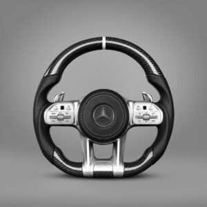 Motokrafta Carbon Finish Steering Wheel - Compatible With Mercedes Benz S Class Model (2015+) | Performance Upgrade