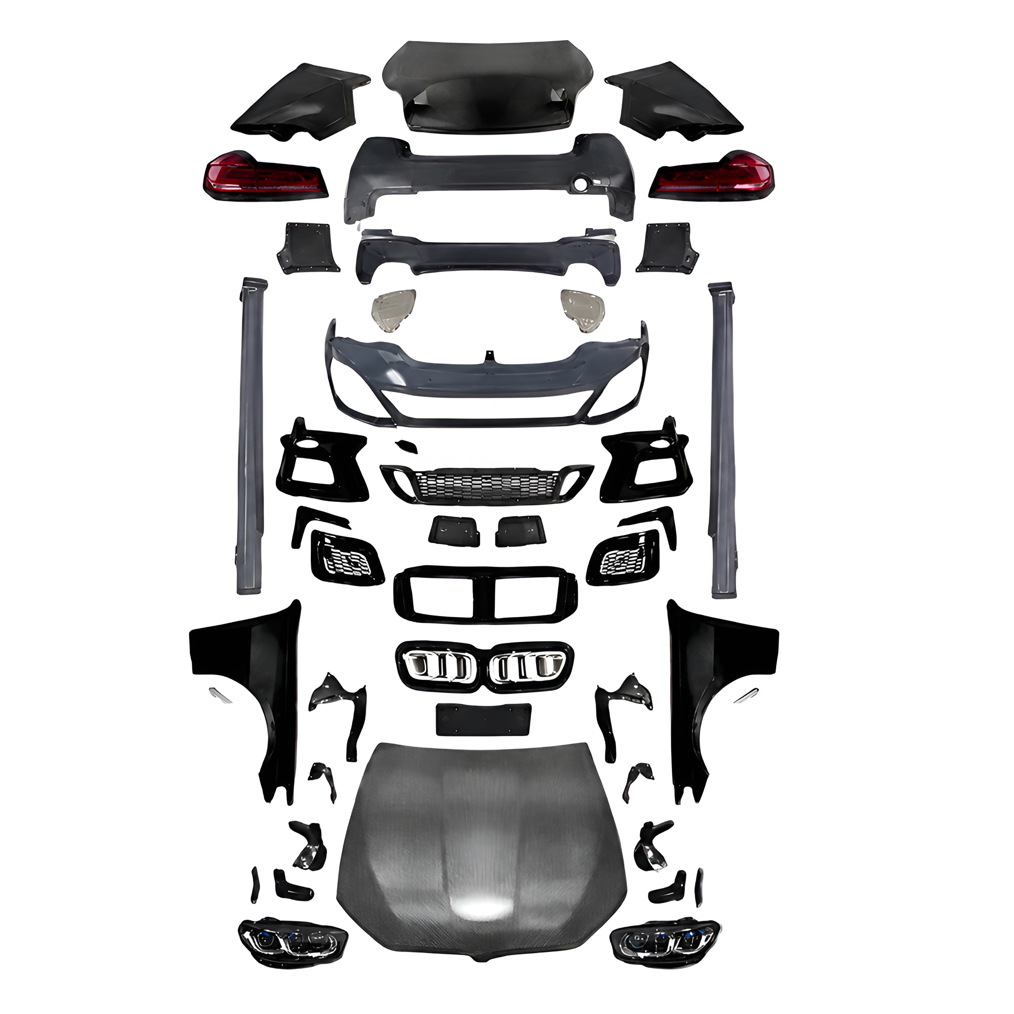 Motokrafta Performance Style Full Body Kit – Compatible with BMW 5 Series F10/F18 (2010–2017) Facelift Conversion Upgrade