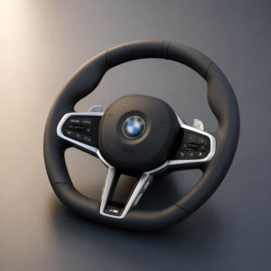 Motokrafta Leather Finish Steering Wheel - Compatible With BMW 3 Series (2018+) | Premium Upgrade