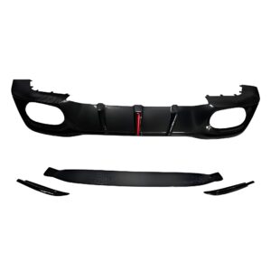 Motokrafta Sport Rear Diffuser & Side Skirts Kit-Compatible with A-Class W177 Sedan (2020–2025) Carbon Fiber Style Upgrade