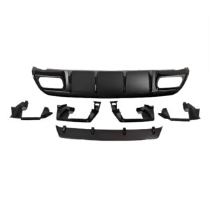 Motokrafta Sport Rear Bumper Diffuser Body Kit-Compatible with A-Class W176 (2012–2016) OEM+ Style Upgrade
