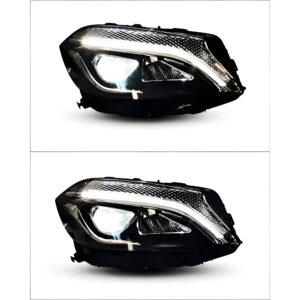 Motokrafta LED Headlights – Compatible With Mercedes-Benz A-Class W176 (2013–2018) | DRL Signal Projector Lens Front Lamp Upgrade