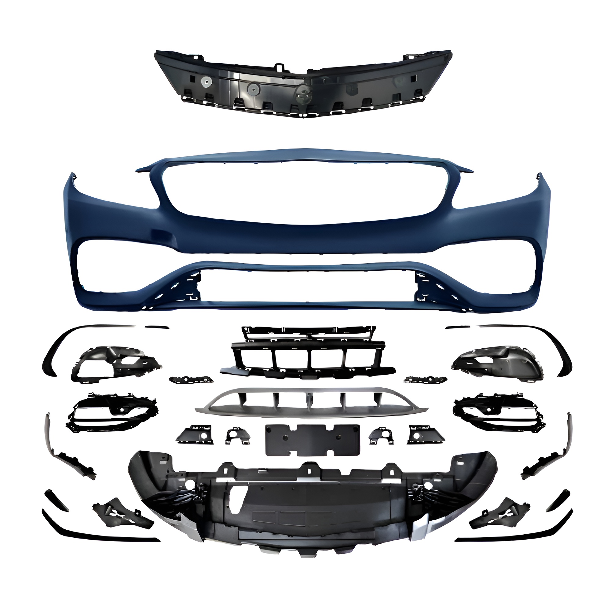 Motokrafta Sport Front Bumper Body Kit-Compatible with A-Class W176 (2012–2016) Performance Style Upgrade