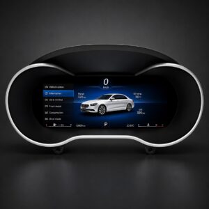 Motokrafta Digital Dashboard Cluster – Compatible with Mercedes-Benz C CLASS W205 / X253 | LCD Instrument Speedometer with Android Player Upgrade
