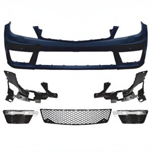 Motokrafta Performance Style Front Bumper Body Kit – Compatible with Mercedes-Benz C-Class W204 (2011–2014) Upgrade
