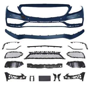 Motokrafta Sport Front Bumper Body Kit-Compatible with C-Class W205 / C205 Coupe (2015–2021) Performance Style Upgrade