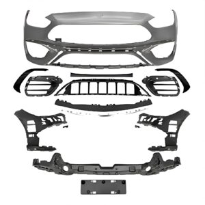 Motokrafta Sport Front Bumper Body Kit-Compatible with C-Class W206 (2022–2024) Facelift Style Upgrade
