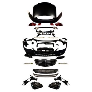 Motokrafta Facelift Body Kit Conversion-Compatible with E-Class W212 (2009–2016) Executive Front Rear Hood Lighting Upgrade