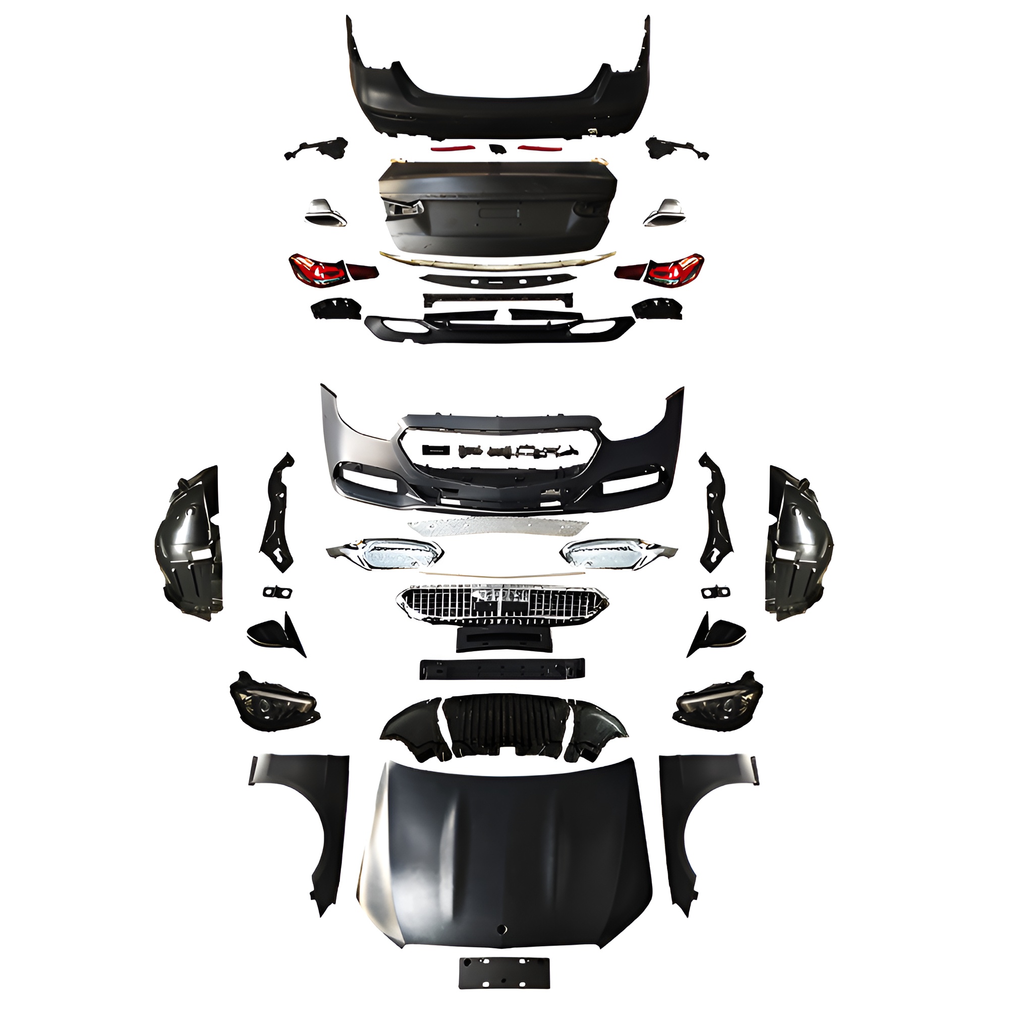 Motokrafta Body Kit – Compatible with E-Class W212 (2009–2016) Sport Upgrade