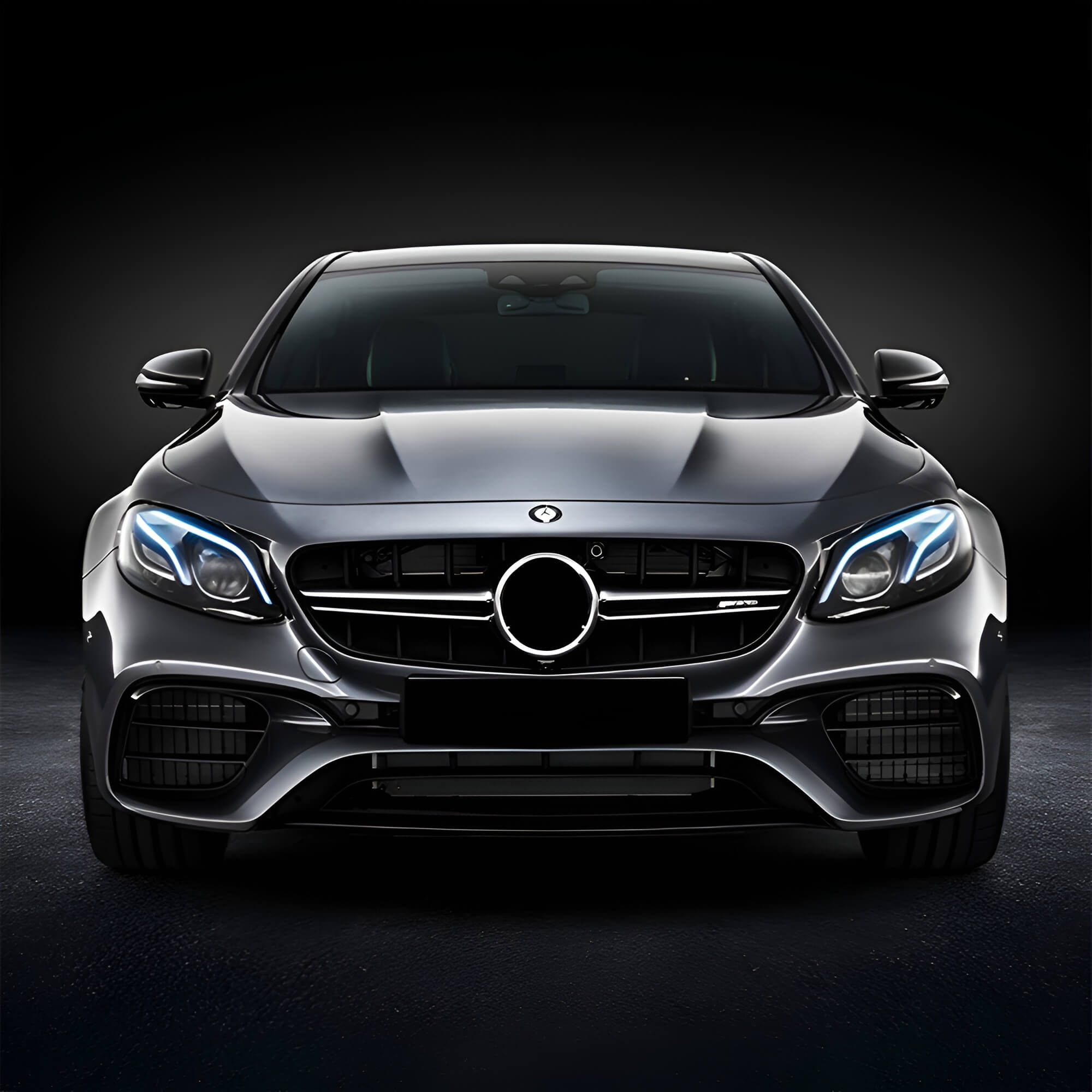 Motokrafta Front Body Kit Conversion-Compatible with E-Class W213 (2016–2019) Sport Front Bumper Hood Fender Upgrade - Image 2