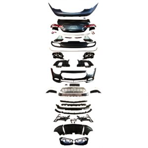 Motokrafta Full Facelift Body Kit Conversion-Compatible with E-Class W213 (2016–2023) Front Rear Hood & Lighting Upgrade