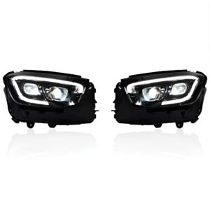Motokrafta LED Headlights – Compatible with Mercedes-Benz GLC  W253 / X253 (2016–2019) | Xenon Style DRL Retrofit Front Lamp Upgrade