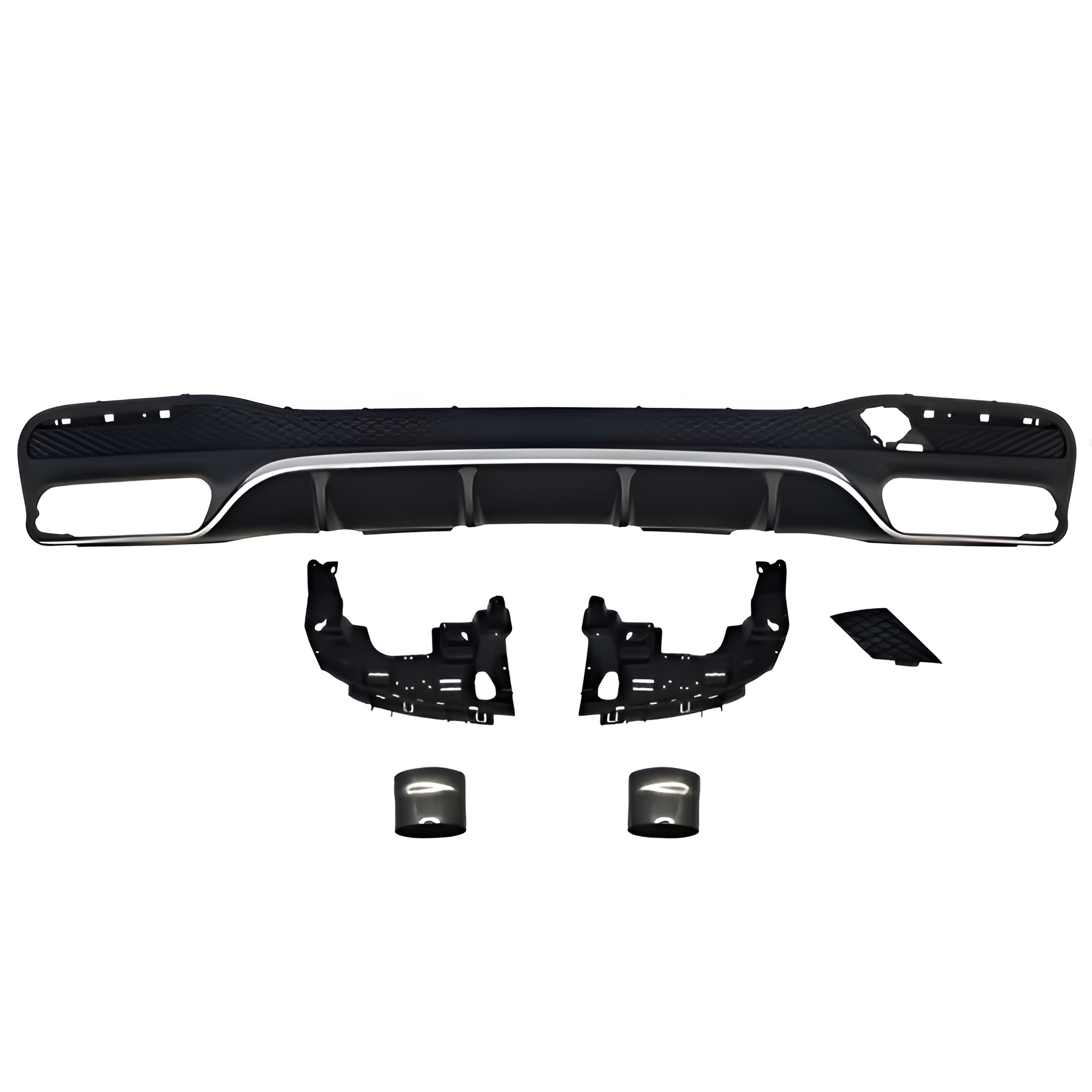 Motokrafta Body Kit – Compatible with GLS W166/X166 (2016–2019) Rear Lip Diffuser Styling Conversion Kit
