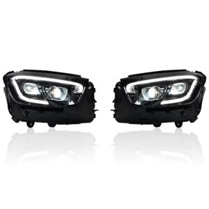Motokrafta LED Headlights – Compatible with Mercedes-Benz GLC Class W253 / X253 (2016–2019) | Xenon Style DRL Retrofit Front Lamp Upgrade
