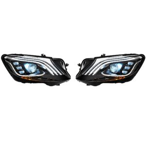 Motokrafta LED Headlights – Compatible with Mercedes-Benz S-Class W222 (2014–2019) | Maybach Style Xenon DRL Retrofit Front Lamp Upgrade