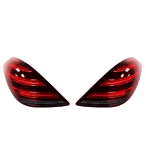 Motokrafta LED Tail Lights – Compatible with Mercedes-Benz S-Class W222 (2014–2019) | Maybach Style Red Xenon DRL Retrofit Rear Lamp Upgrade