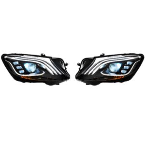 Motokrafta LED Headlights – Compatible with Mercedes-Benz S-Class W222 (2014–2019) | Maybach Style Xenon DRL Retrofit Front Lamp Upgrade