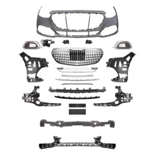 Motokrafta Body Kit – Compatible with S-Class W223 (2021–2025) Luxury Front Bumper Fog Grill Conversion Kit