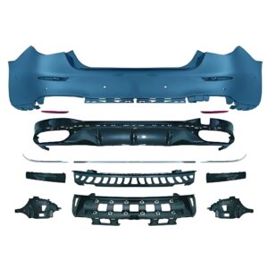 Motokrafta Body Kit – Compatible with Mercedes-Benz S-Class W223 (2021–2025) AMG Style Rear Bumper Upgrade Kit